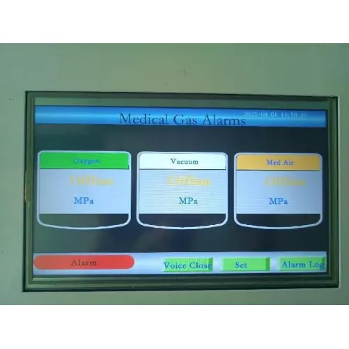 Kako uporabljati alarm za medicinski plini?